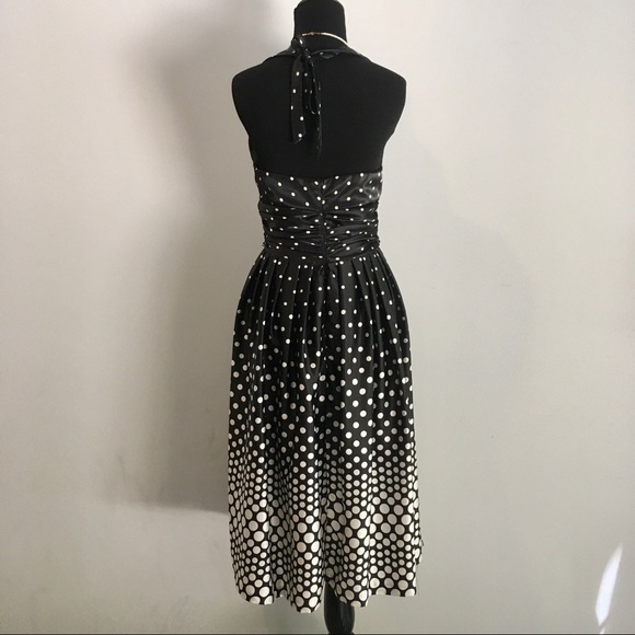 Eliza J Polka Dot Halter Dress - Picture 6 of 8